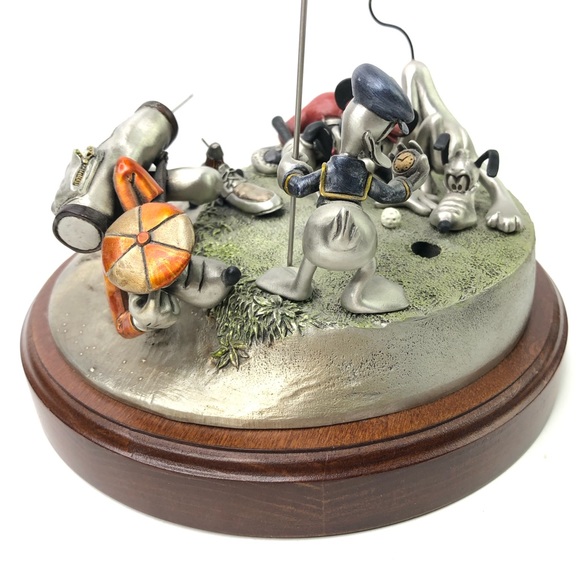 Chilmark Pewter DISNEY Comic Capers FOURSOME FOLLIES Sculpture Made In USA READ! - Picture 6 of 13